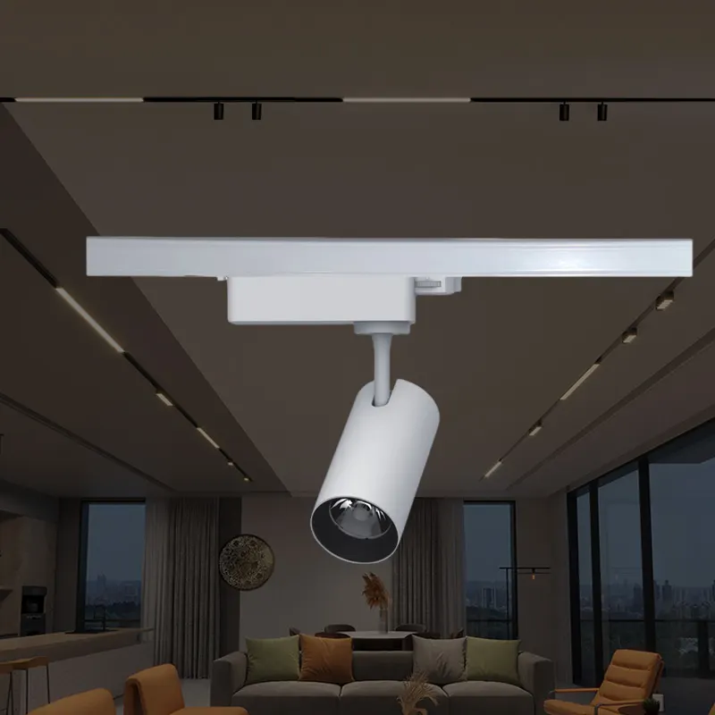 Anti-Glare Dimmable Aluminum COB LED Track Spotlight 2/32W