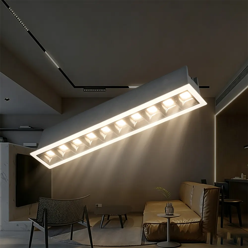 Slim Square Aluminum LED Grille Spotlight