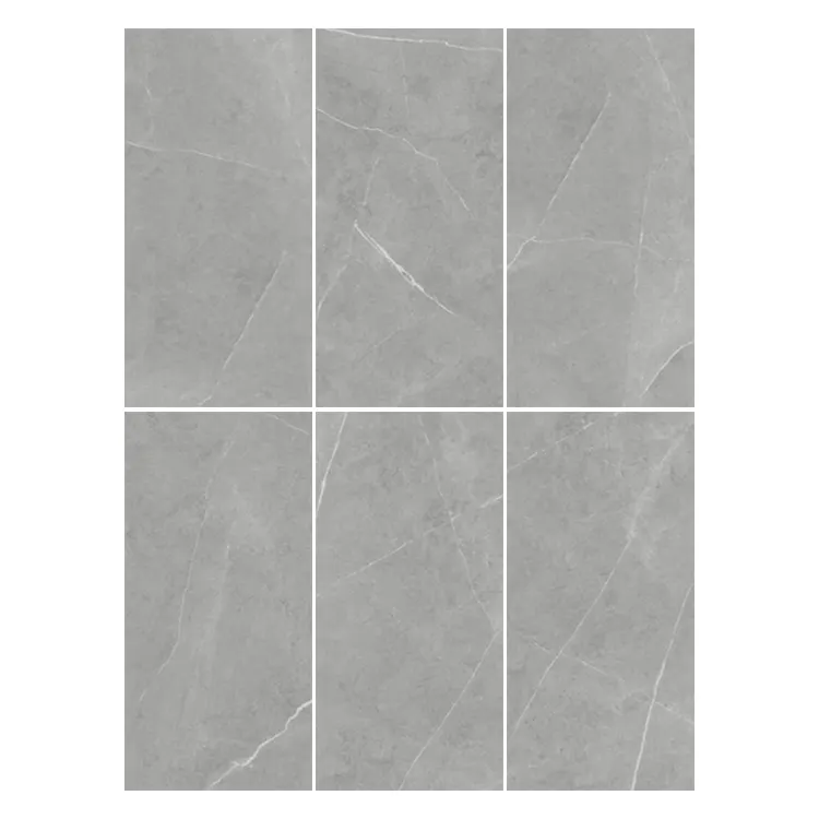 Non-Slip Marble-Look Polished Porcelain Floor Tile 600x1200mm