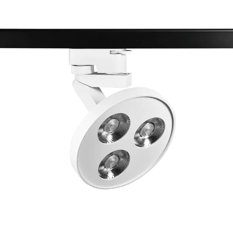 Adjustable Aluminum LED Track Spotlight Black/White 10-20W