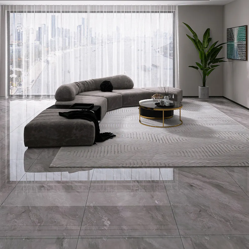 Non-Slip Stone-Look Polished Porcelain Wall Tile 750x1500mm