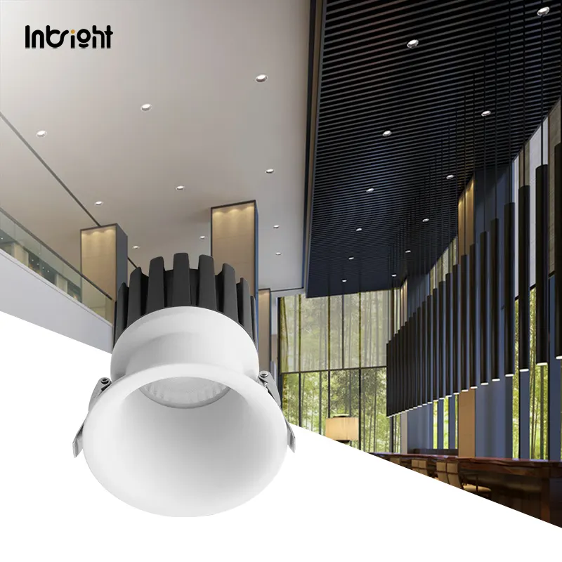 Anti-Glare Dimmable DALI Recessed COB LED Downlight 10-25W