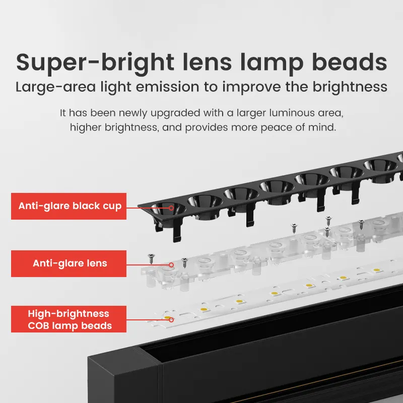 Aluminum Linear LED Track Light 10-30W