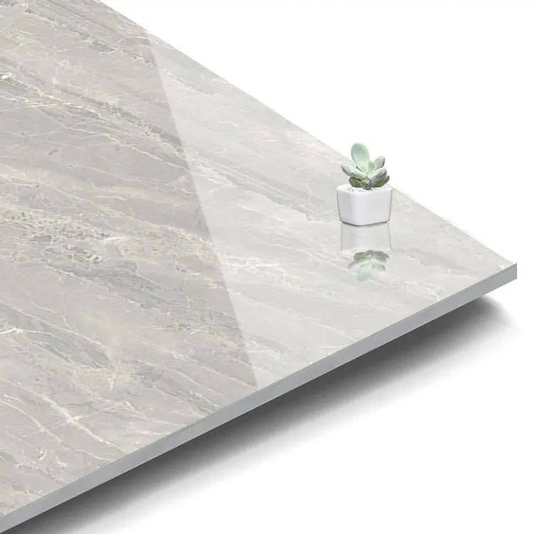 Stone-Look Polished Porcelain Floor Tile 750x1500mm