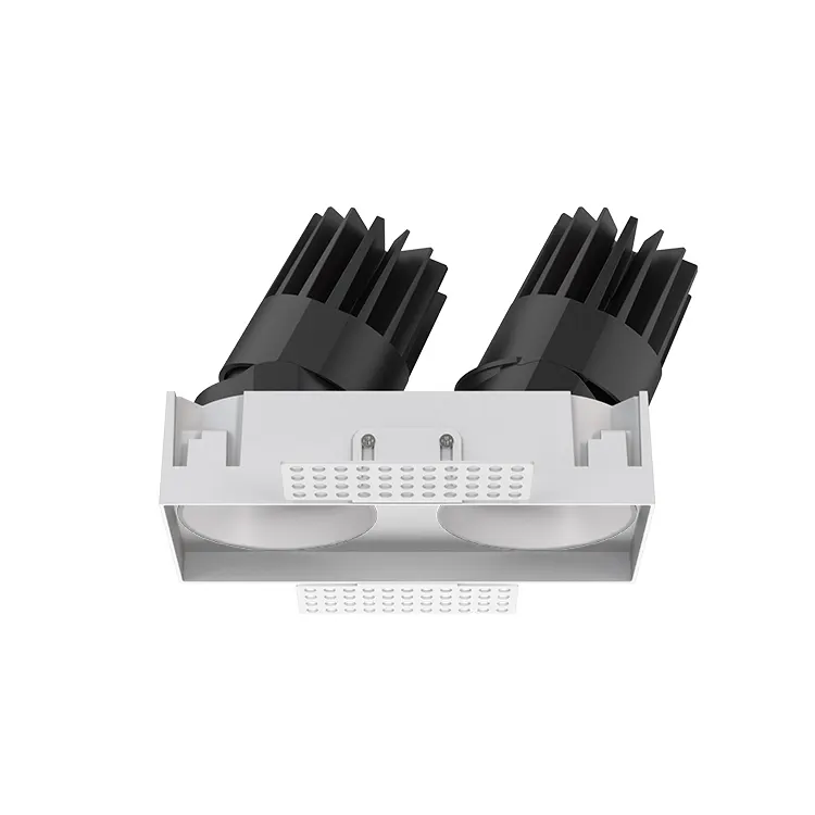 Adjustable Trimless Recessed Square COB LED Downlight 8-25W IP65
