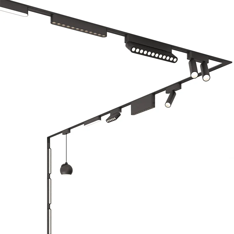 Adjustable Aluminum Magnetic LED Track Spotlight