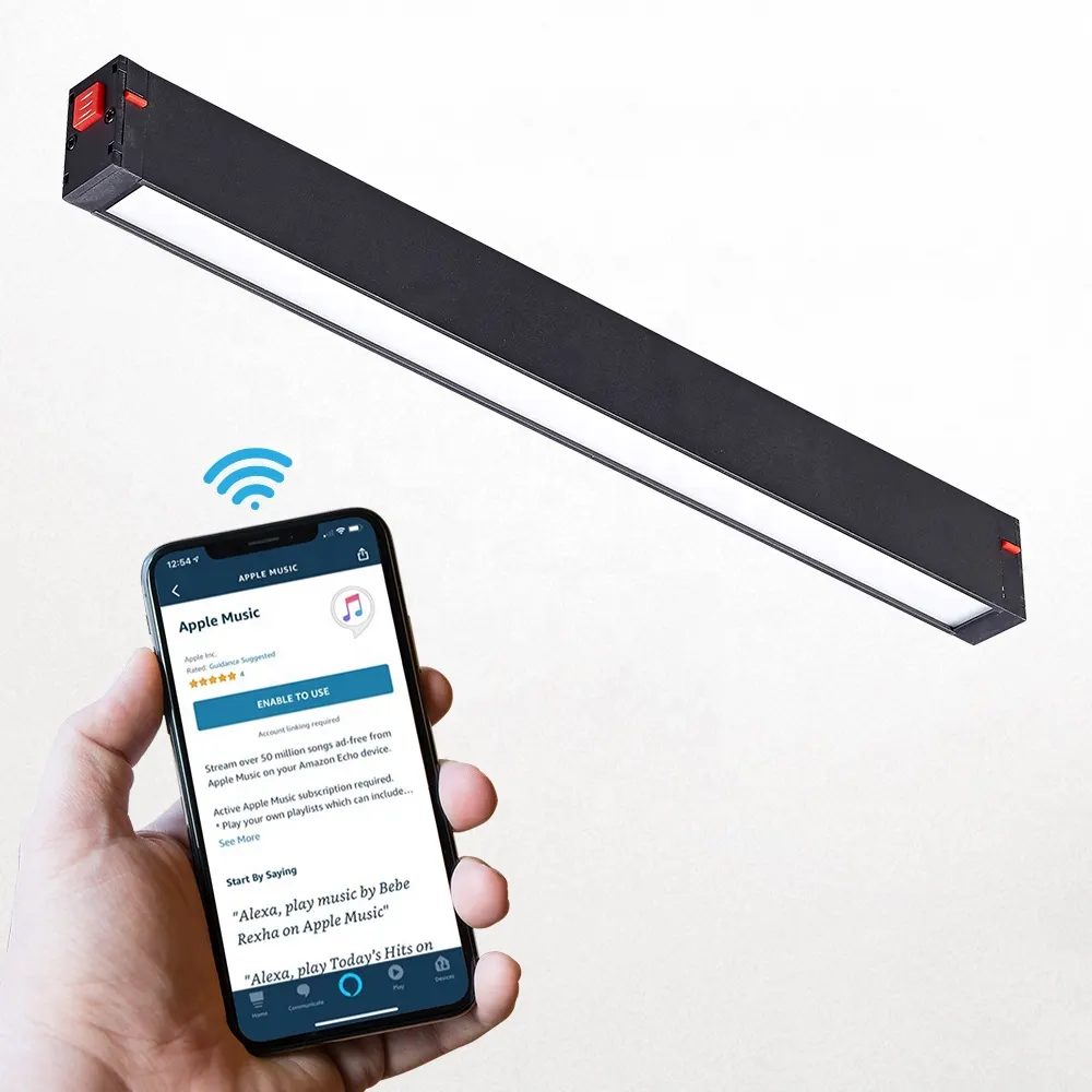 Trimless Aluminum Magnetic LED Track Spotlight 7-27W