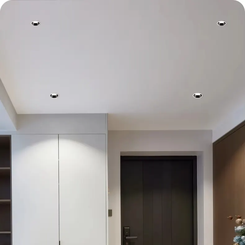 Anti-Glare Recessed Aluminum LED Downlight 7-12W