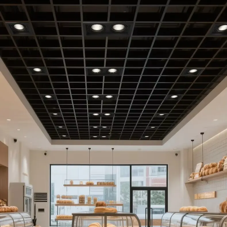 Recessed Square Aluminum LED Downlight 7-36W