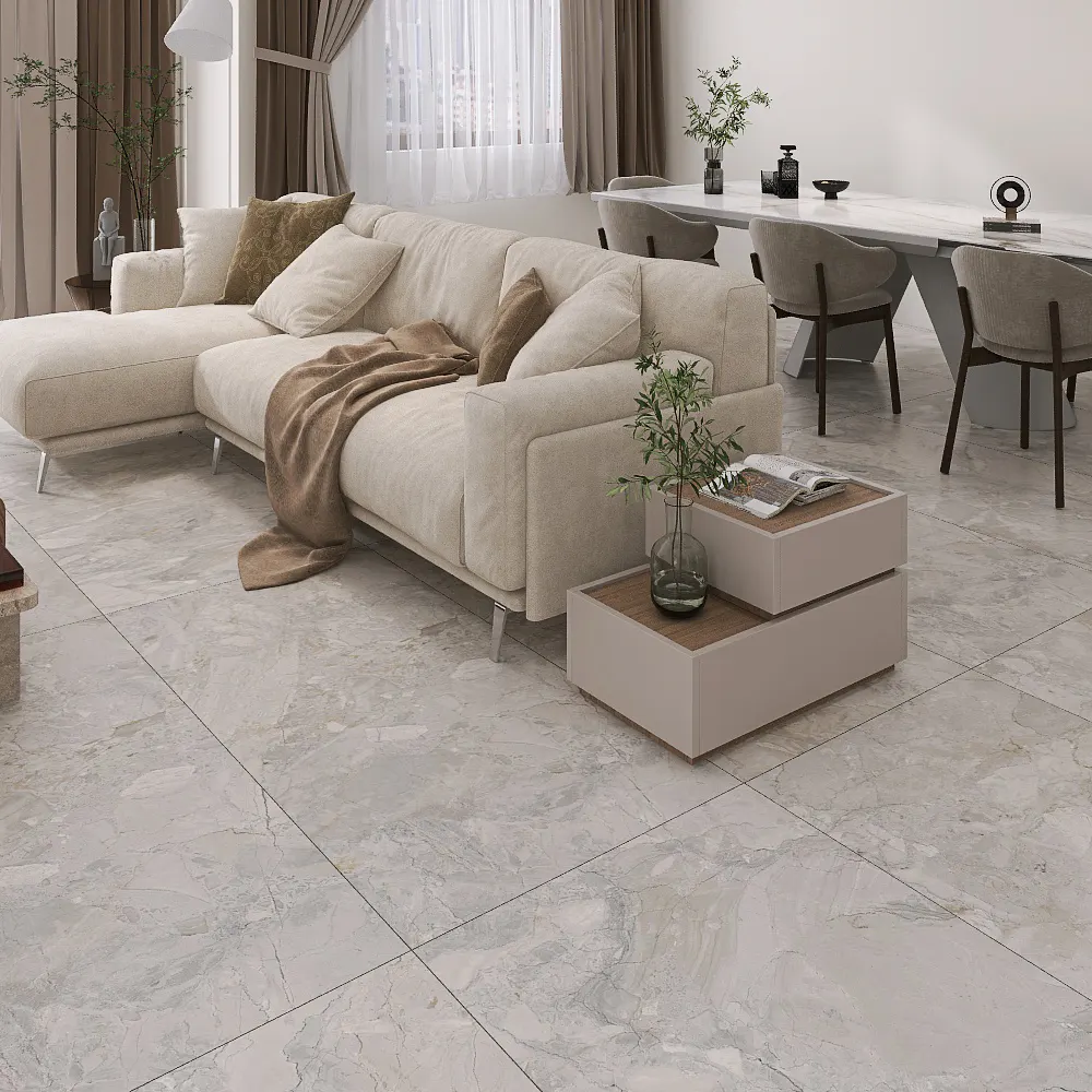 Stone-Look Polished Porcelain Wall Tile 750x1500mm