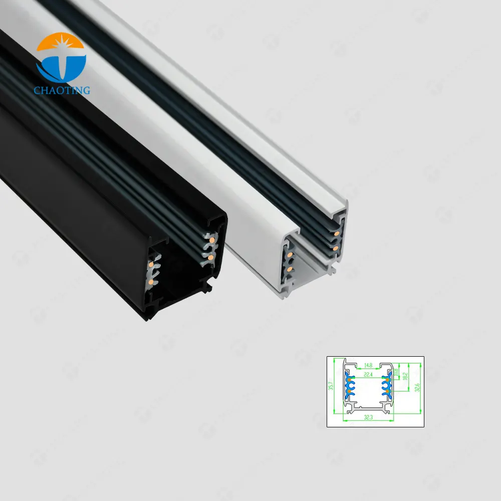 48V 4-Wire Magnetic Track Connector product sample