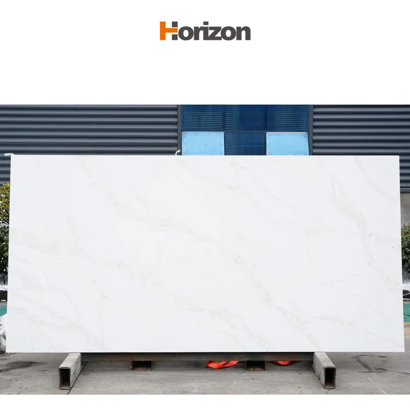 White Engineered Quartz Slab 3200x1600mm product sample