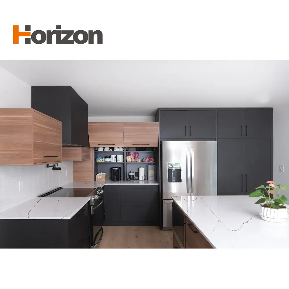 Calacatta White/Black Engineered Quartz Slab 3200x1600mm