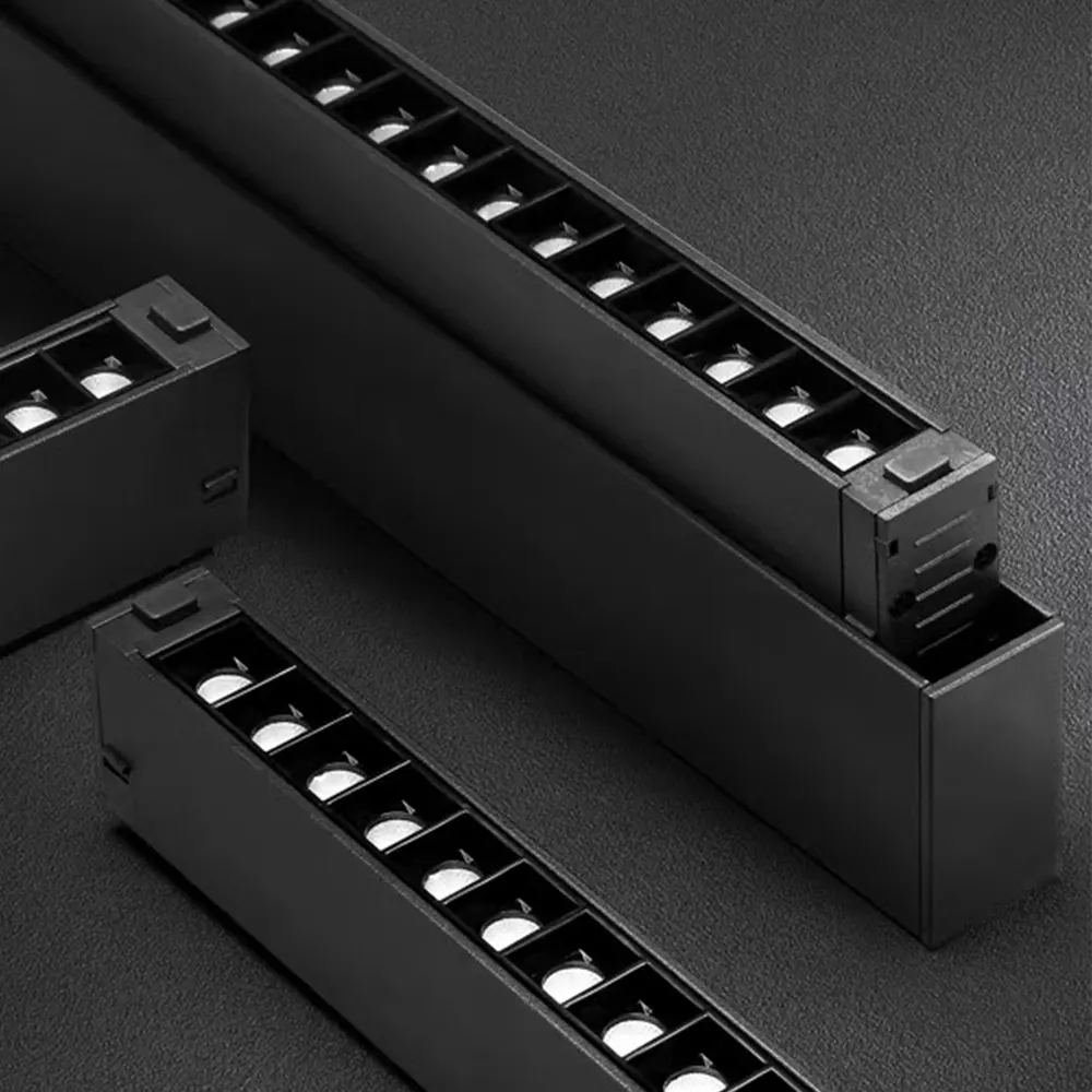 Surface-Mounted Aluminum Magnetic LED Track Spotlight 7-27W