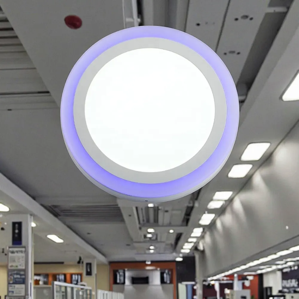 Slim Surface-Mounted Round LED Panel Light 12-24W product sample