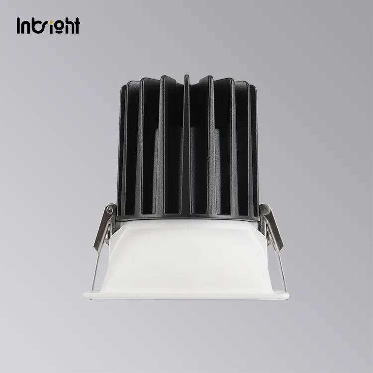 Recessed Square Aluminum COB LED Downlight 8-28W IP65