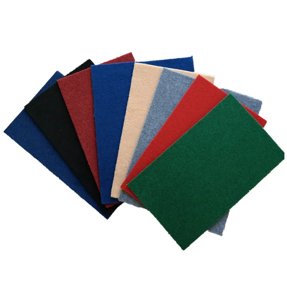 Nonwoven Red Polyester Stair Tread Carpet Mat