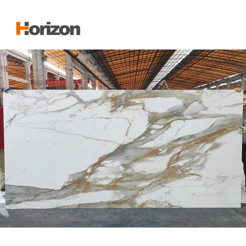 Glossy Sintered Stone Slab 1600x3200mm 6mm Thick