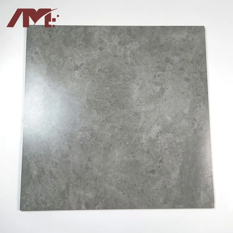Concrete-Look Gray Glazed Porcelain Wall And Floor Tile 600x600mm