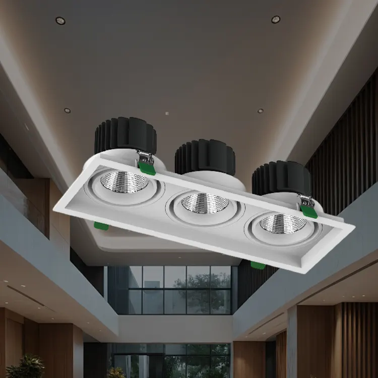 Square Aluminum LED Downlight 24-32W