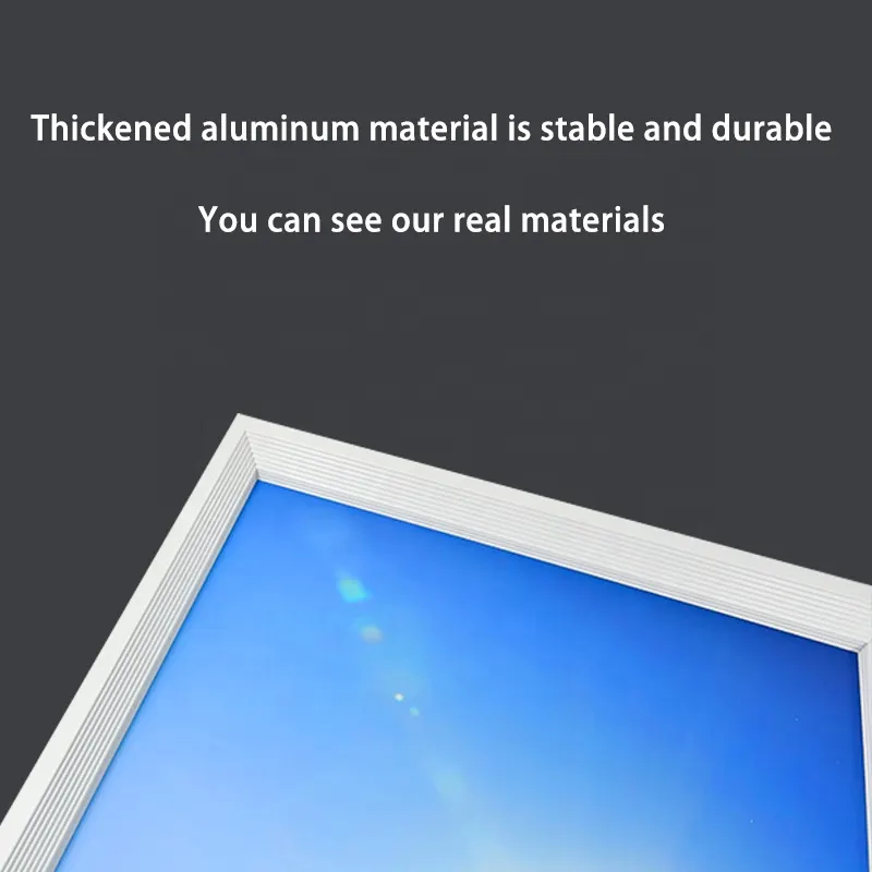 Smart Recessed Aluminum LED Sky Panel Light 185-245V