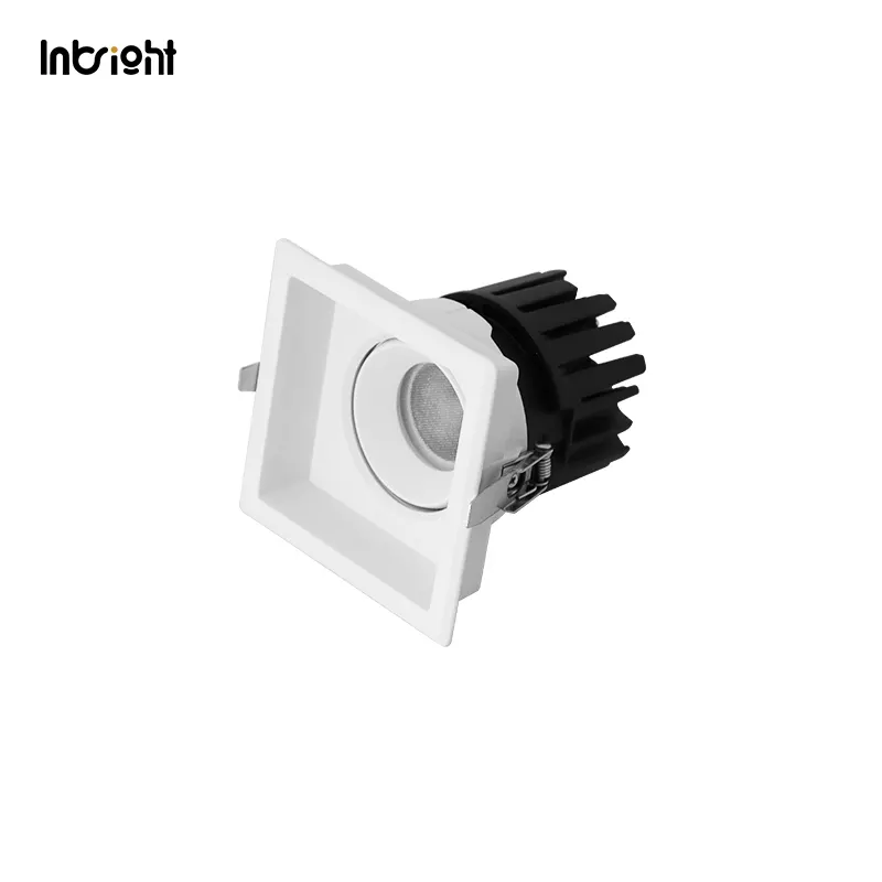 Adjustable Recessed Aluminum COB LED Downlight 8-28W
