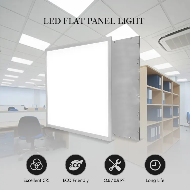 Surface-Mounted Round Aluminum LED Panel Light 4x4/1000x1000/320x1280 40W