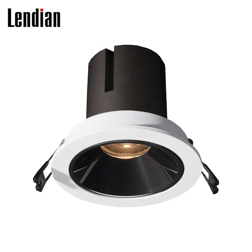 Adjustable Dimmable Recessed COB LED Downlight 9-40W 4in 75/100m