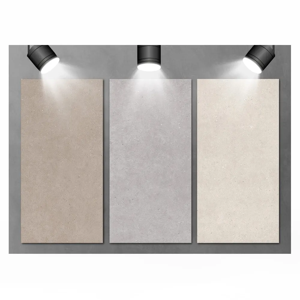 Marble-Look Glazed Ceramic Floor Tile 600x1200mm