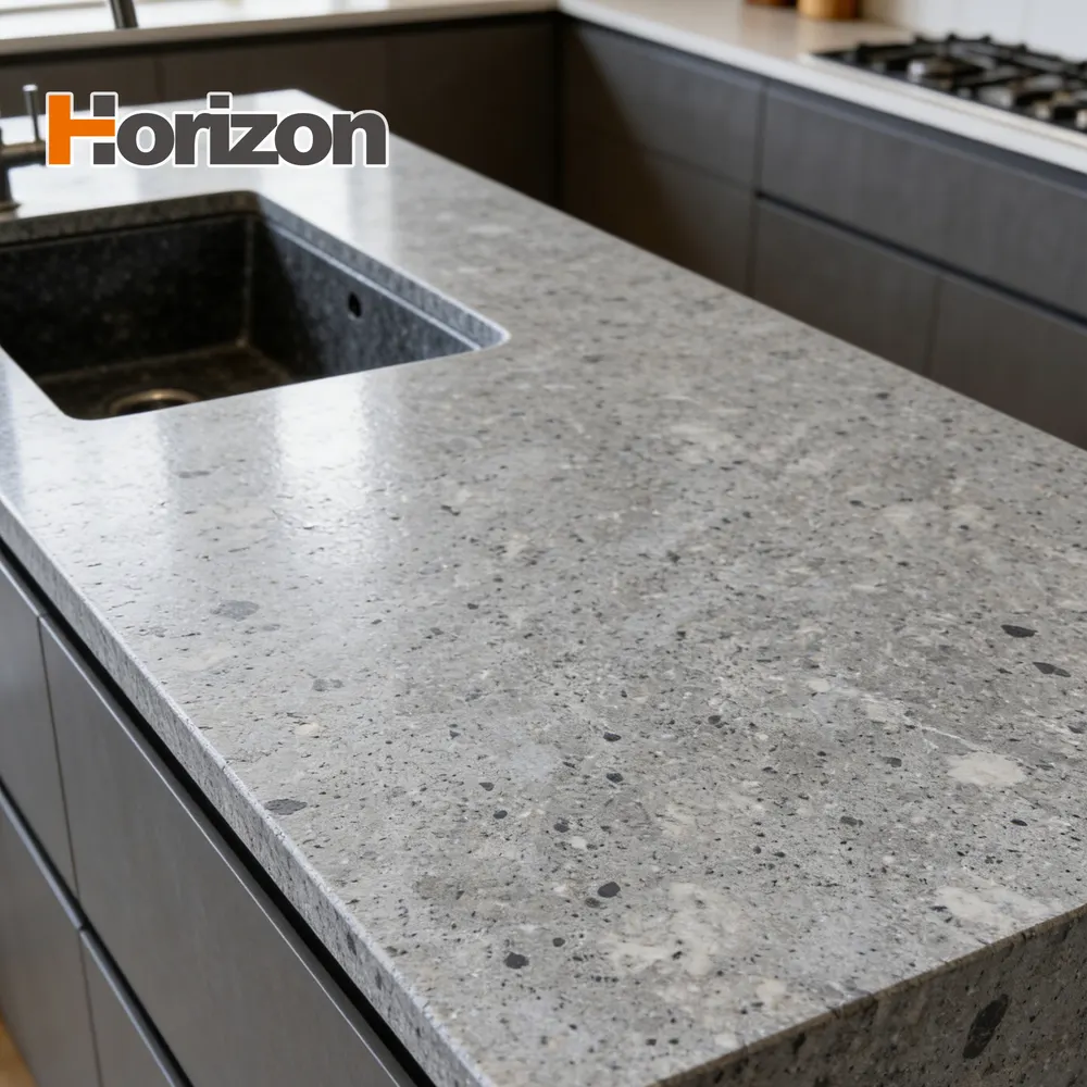 Gray Engineered Quartz Slab 3200x1600mm