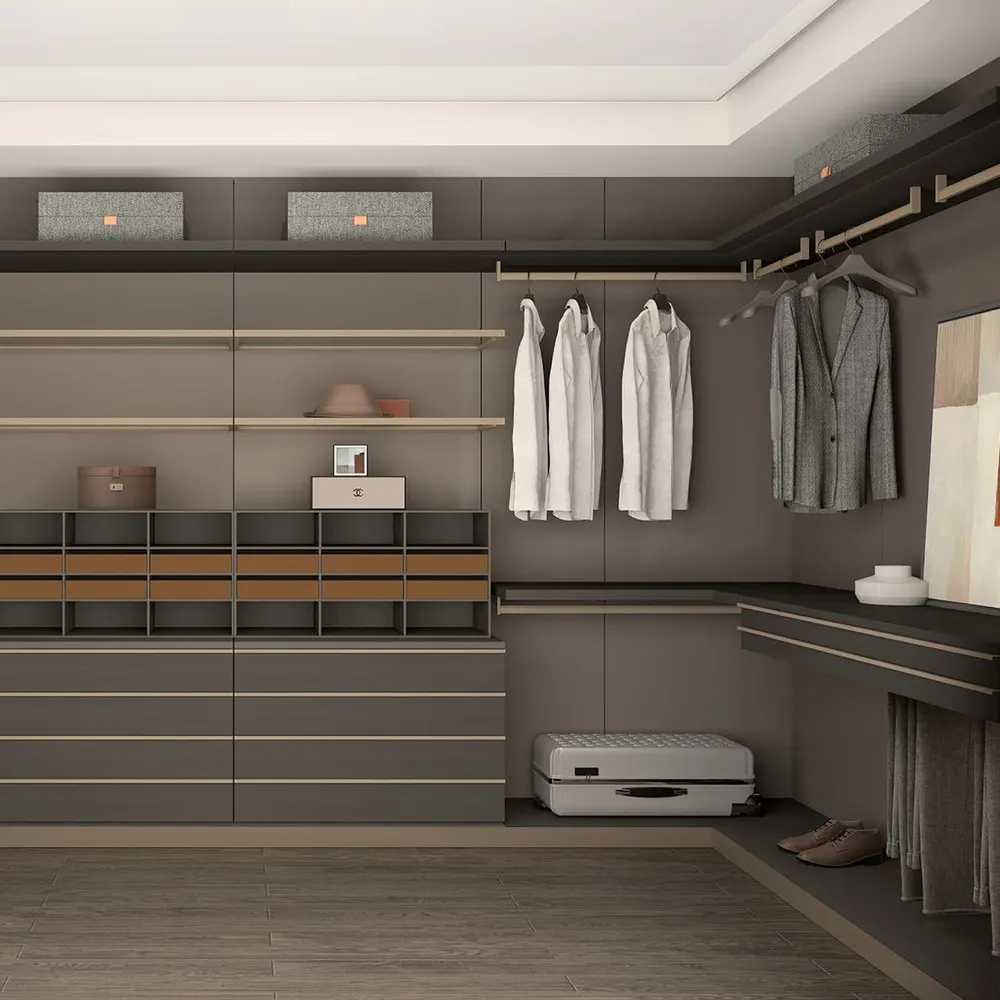 Modern Bedroom Wardrobe For Walk-In Storage