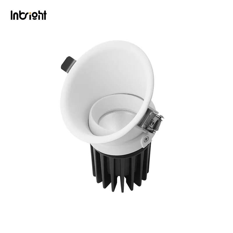 Anti-Glare Adjustable Recessed COB LED Downlight 10-25W IP65