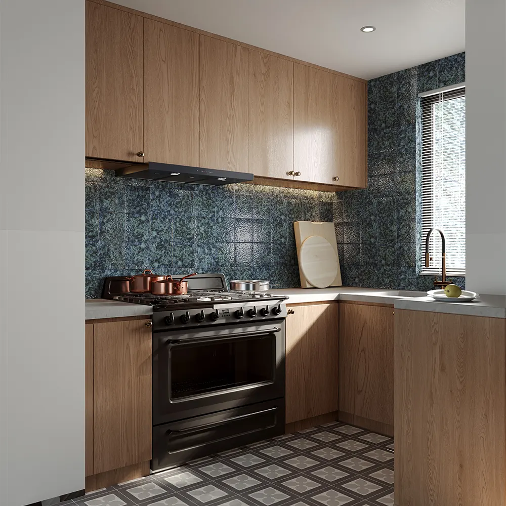 Square Porcelain Mosaic Tile 150x150mm 8.5mm Thick