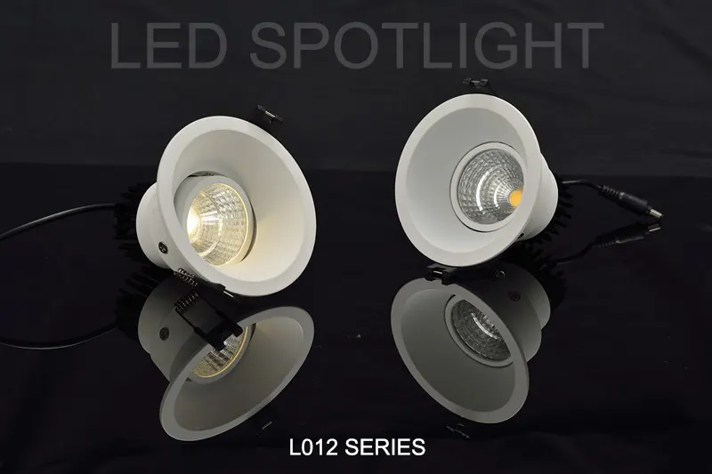 Anti-Glare Adjustable Recessed LED Downlight 6-30W