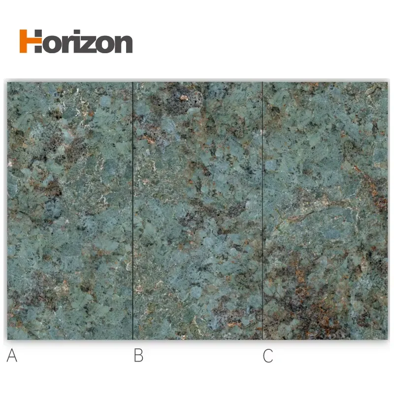 Marble-Look Black Sintered Stone Slab 3200x1600mm