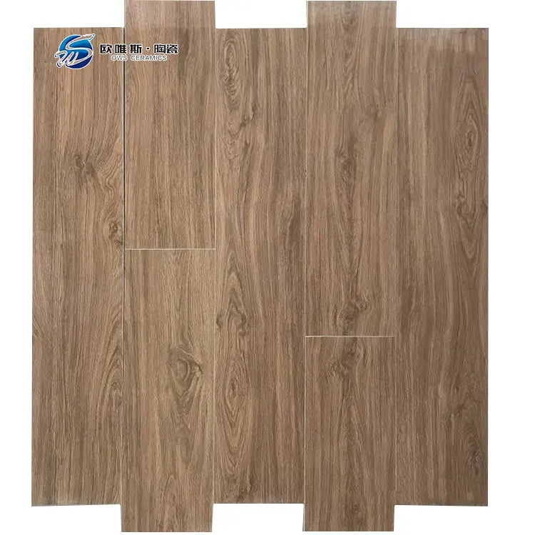 Wood-Look Ceramic Floor Tile 150x800mm 8.5mm Thick