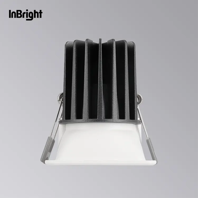 Recessed Square Aluminum COB LED Downlight 8/28W IP65