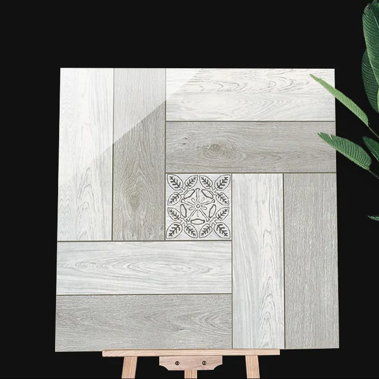 Wood-Look Porcelain Floor Tile 600x600mm