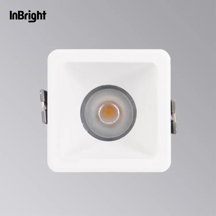 Recessed Square Aluminum COB LED Downlight 8/28W IP65