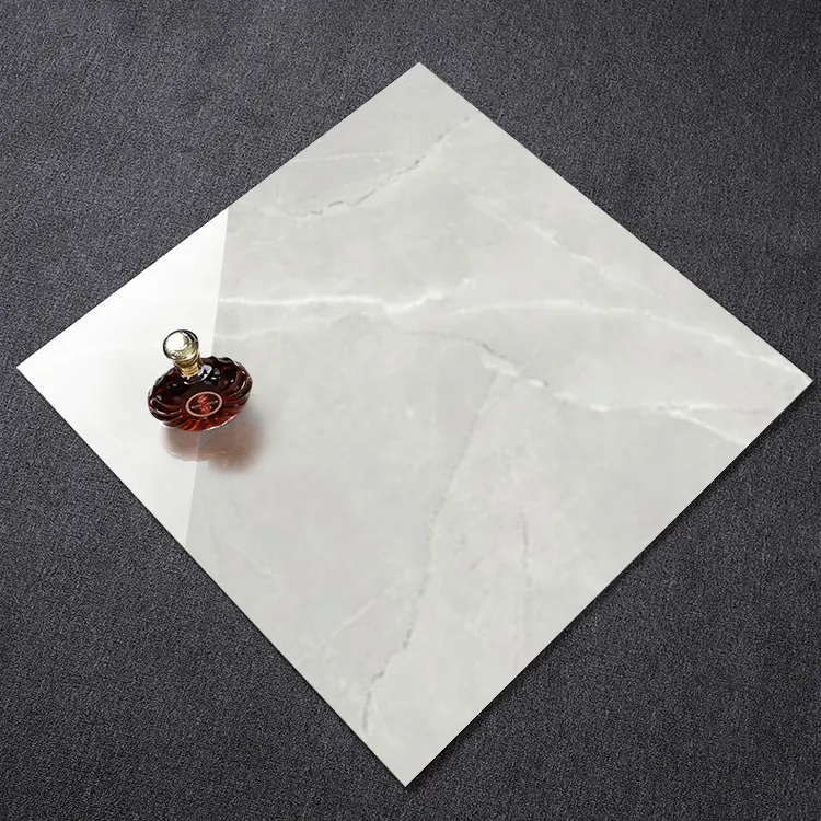 Non-Slip Stone-Look Polished Porcelain Floor Tile 600x600mm