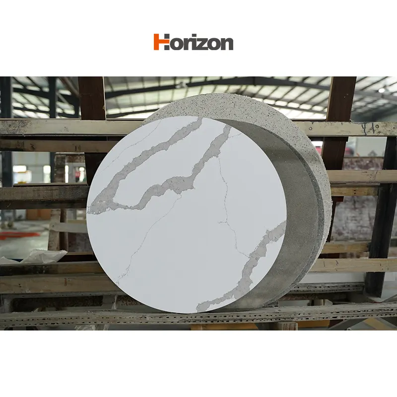 White Engineered Quartz Slab 3200x1600mm