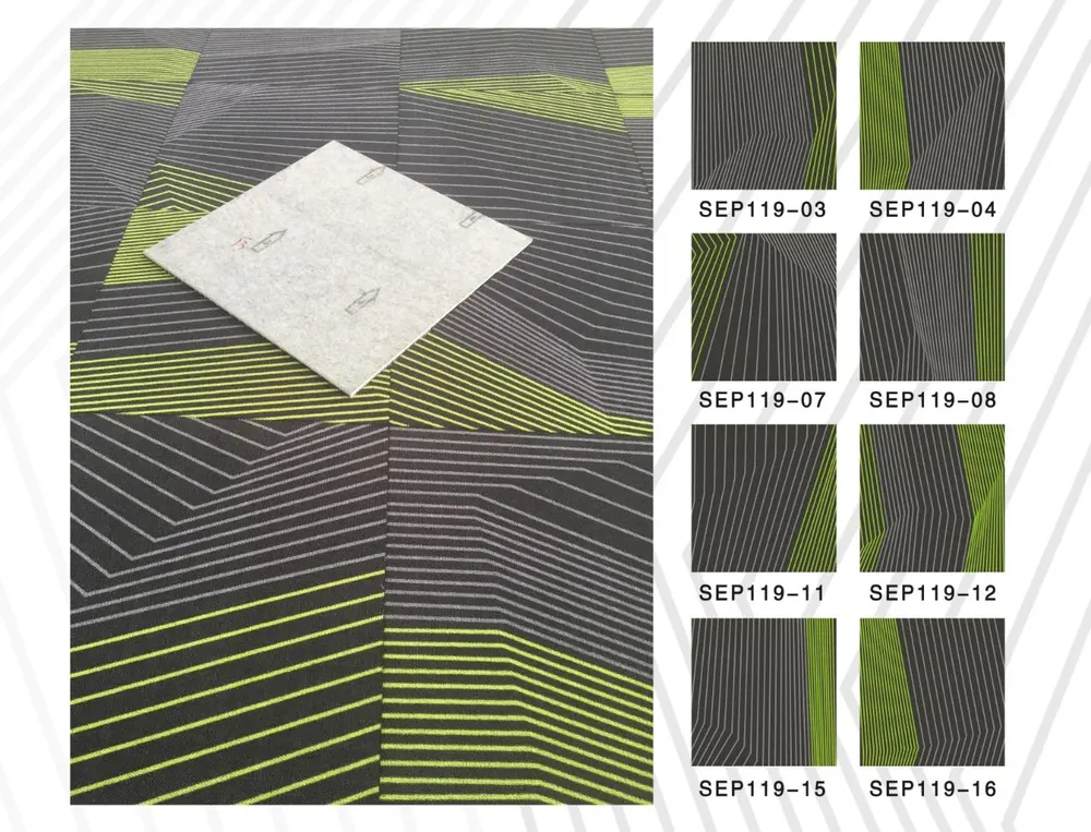 Nylon Floor Carpet 50x50cm With PVC Backing