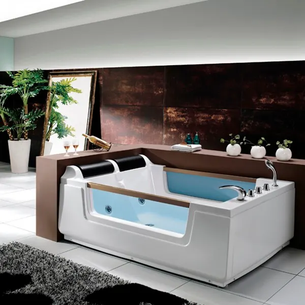 Acrylic Round Whirlpool Massage Bathtub 1.5m