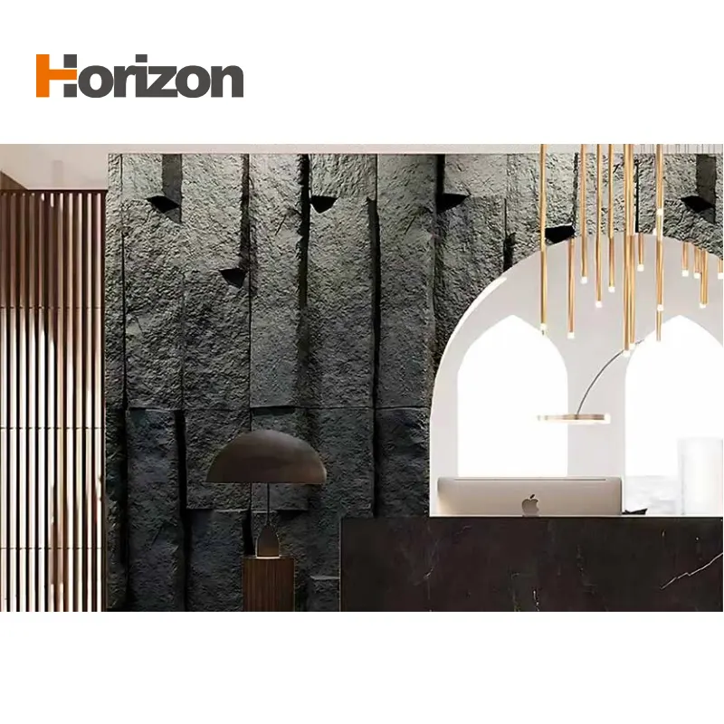 PU Stone-Look Wall Panel For Interior And Exterior Wall Cladding