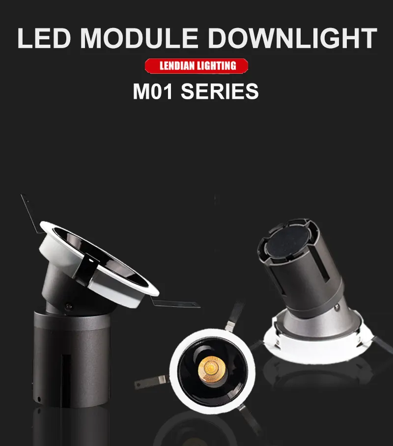 Smart Anti-Glare COB LED Downlight 12-40W