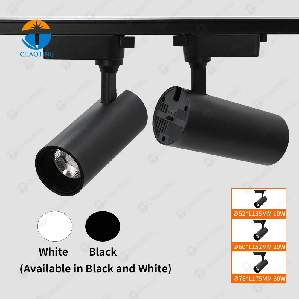 Adjustable Aluminum LED Track Spotlight 10-30W 220V