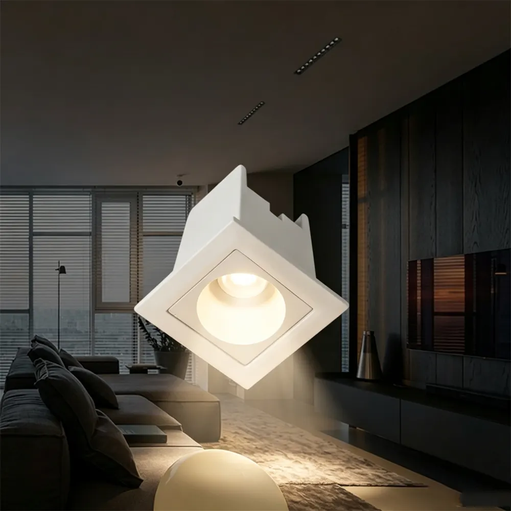 Square Aluminum LED Grille Spotlight
