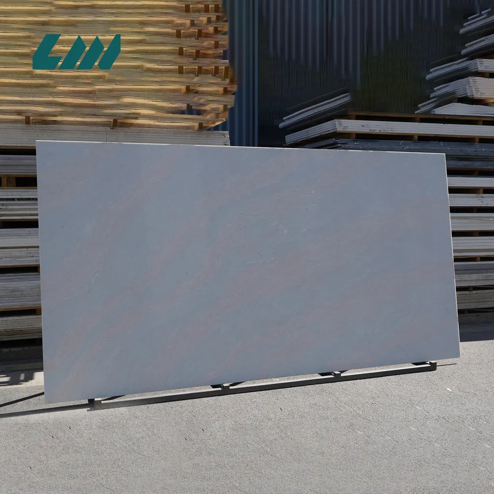 Jade-Look Polished Engineered Quartz Slab 3200x1600mm