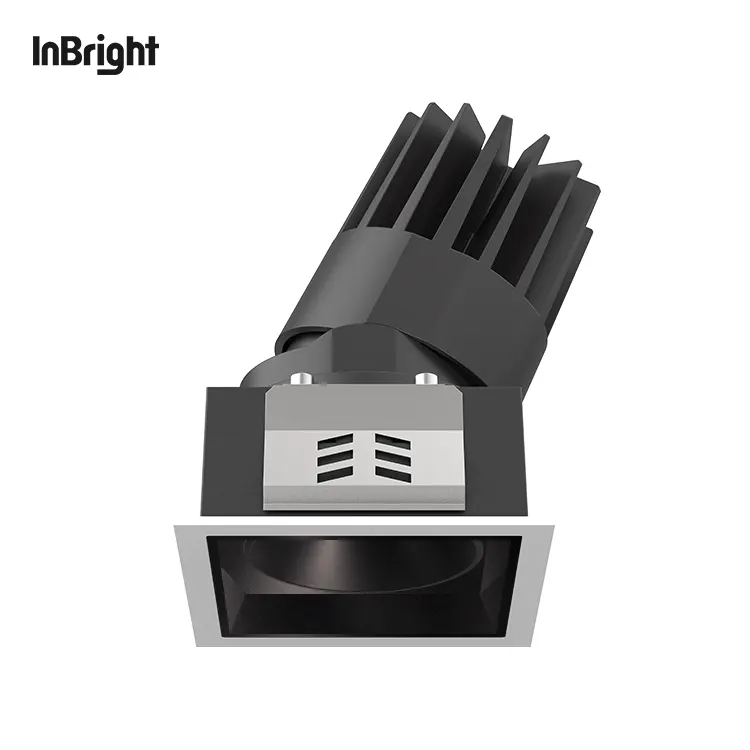 Anti-Glare Dimmable Recessed Square LED Downlight 8-25W