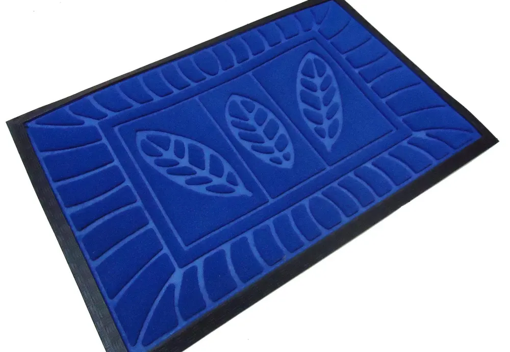 Non-Slip Polyester Entrance Door Mat 4-8mm Thick